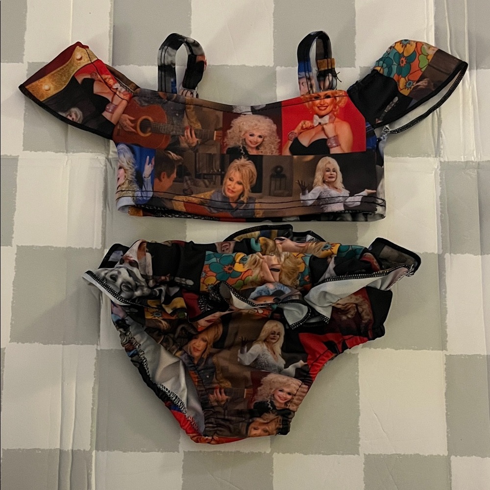 Dolly Parton Two-Piece Swimsuit